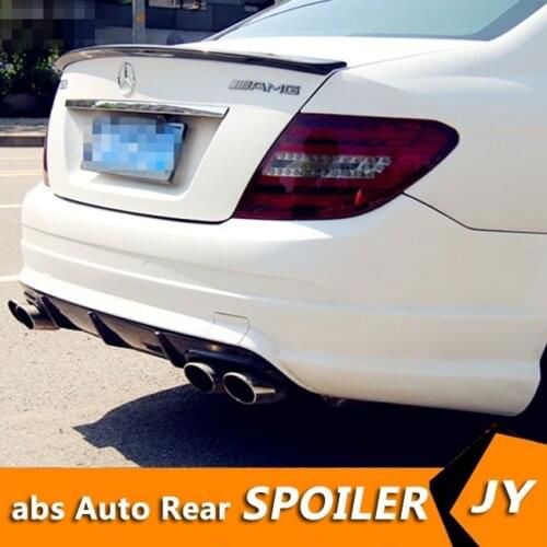 For Mercedes-Benz W204 Spoiler Carbon Fiber Material 2008-2014 Spoiler For W204 C-class C180 C200L C63 Spoiler