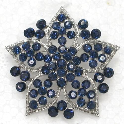 Rhinestone Flower Pin brooches C2068 L