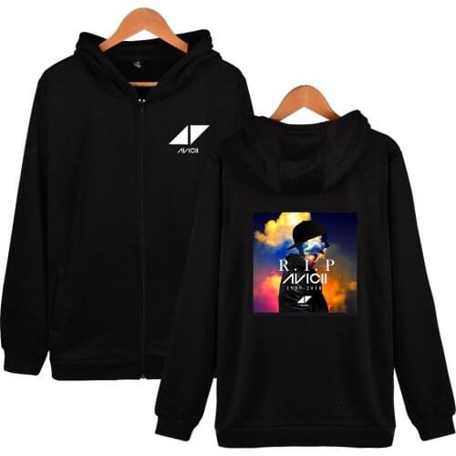 DJ avicii Hoodies Men/Women Casual Long Sleeve Zipper Hoodie Streetwear Spring Autumn Sweatshirt Hip Hop Jacket Coat Clothes