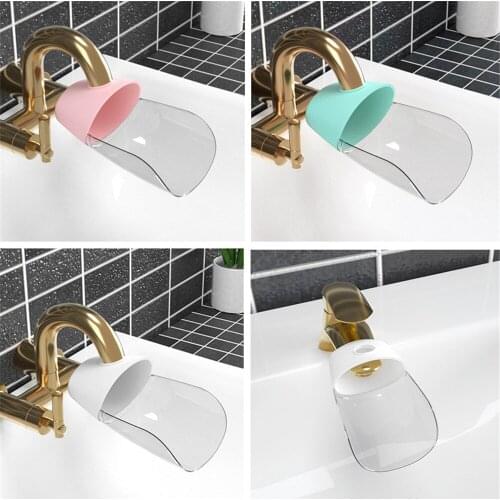 Faucet Extender Bathroom Kitchen Accessories Kids Hand Washing Splash Protector Water Diversion Faucet Extended Duckbill