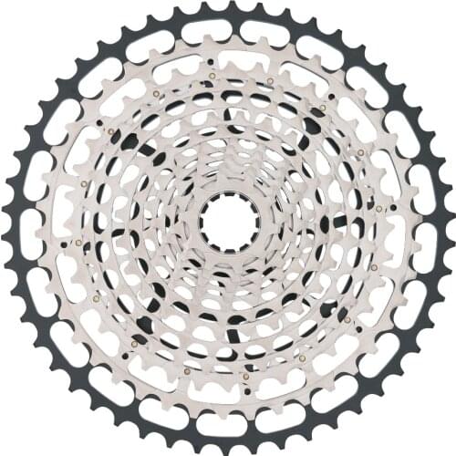 SROAD 12 Speed MTB Bicycle 10-50T Silver Cassette STEEL CNC Made XD Driver Body 12S Bike Freeewheel Super Light CNC Made 390g