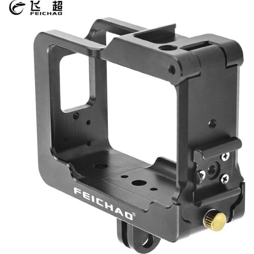 360 Panoramic Camera Frame Cooling Cage Rig Protective Case Cold Shoe 1/4 Mount for Insta360 One R 4K Tripod Adapter Accessories