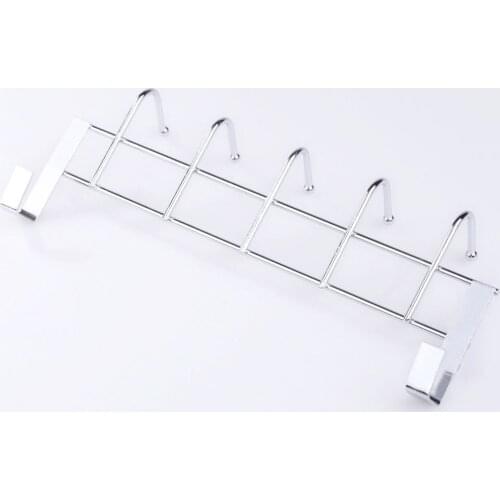 5 Hooks Door Hanging Rack Organizer Door Clothes Hanger Hooks 10kg Bearing Over Door Rack Towel Holder