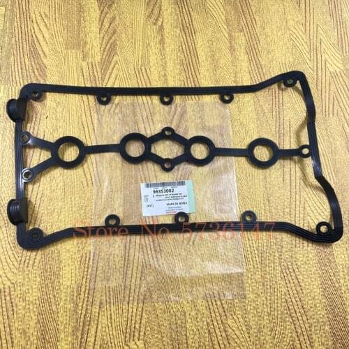 New Genuine Engine Aluminum Valve Cover Gasket Camshaft Cover Gasket OEM: 96353002 For Chevolet- Aveo Excelle- 1.6L Daewoo Lanos