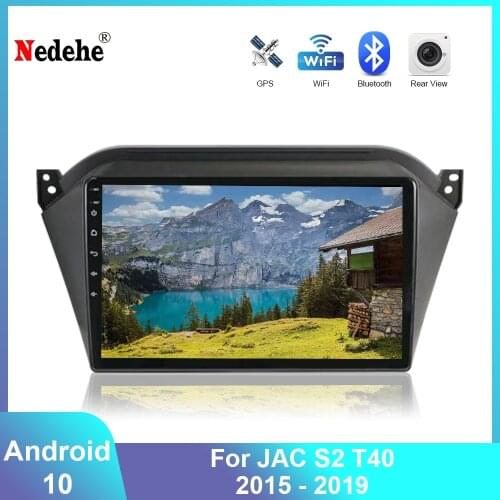 Quad Core 2 Din Android 10.0 Car Radio for JAC S2 t40 2015-2018 Autoradio 2DIN Multimedia Audio Player GPS Wifi Bluetooth