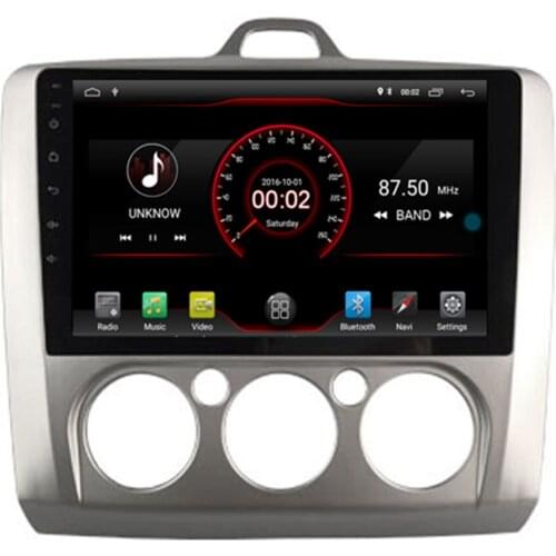 9"2.5D Car DVD Multimedia player For ford FOCUS 2005-2011 Manual ac 2din Android 10 Radio Tape Recorder Navigation GPS