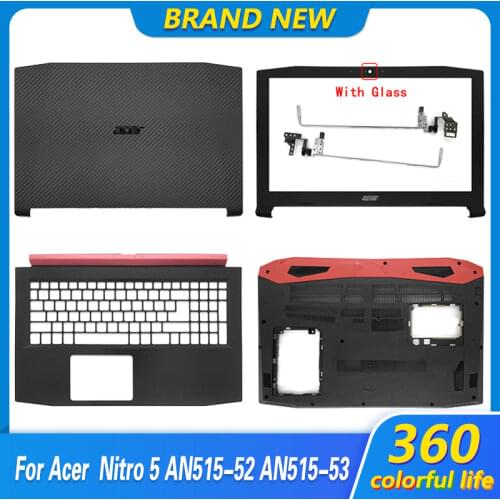 NEW For Acer Nitro 5 AN515-42 AN515-41 AN515-51 AN515-52 AN515-53 LCD Back Cover/Front Bezel/Hinges/Palmrest/Bottom Base Case