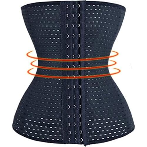 Wechery Long Waist Cincher 28cm Underbust Corset Womens Tummy Control Shaper Black Beige Waist Trainer Breathable Cinchers