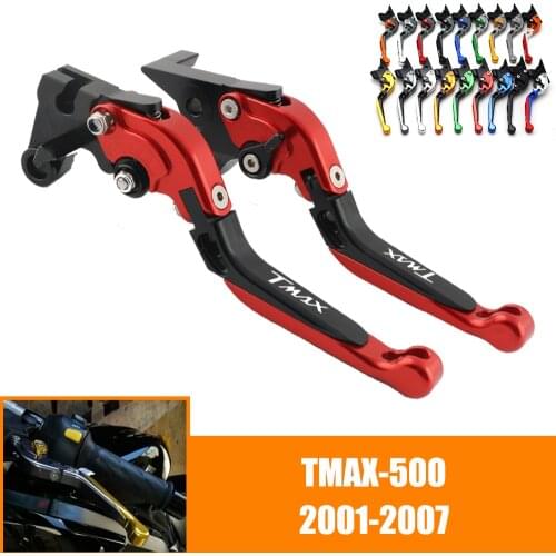 For YAMAHA TMAX 500 TMAX500 TMAX-500 2001 2002 2003 2004 2005 2006 2007 Motorcycle Adjustable Brake Clutch Lever Levers Folding