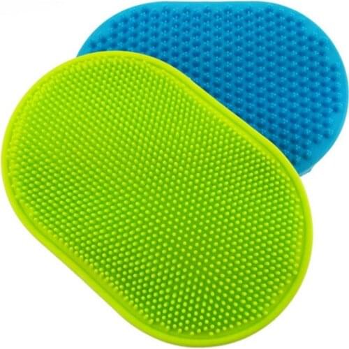 Pet Shower Brush Dog Cat Floating Gloves Bath Massage Dual-Purpose Brush Beauty Gloves Pet Supplies