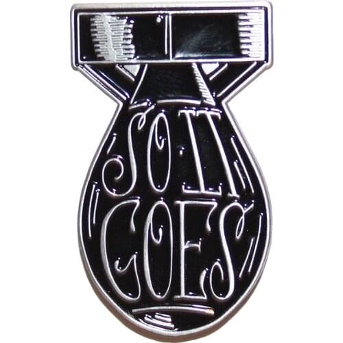 So it Goes Kurt Vonnegut Enamel Pin