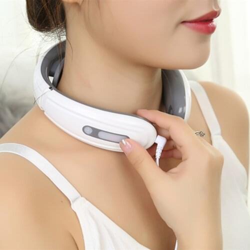 Relieve Neck Massager Shoulder Instrument Body 9 Strength ABS 6 Frequencies Multipurpose Beauty Health Electrotherapy Apparatus