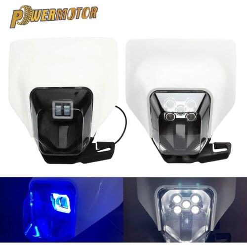 New Motorcycle LED Headlight Headlamp Head Lights For Husqvarna FC FE FX TC TE TX 125 250 300 350 450 501 FE250 FC250 TE300