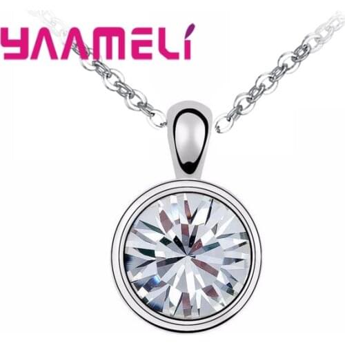 NEW Big Promotion Pendant Necklace 925 Sterling Silver Jewelry For Women Fine Ceremony Gift Charm Choker