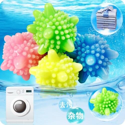 Solid magic laundry ball ball clothes care decontamination laundry ball anti-winding single ball washer laundry
