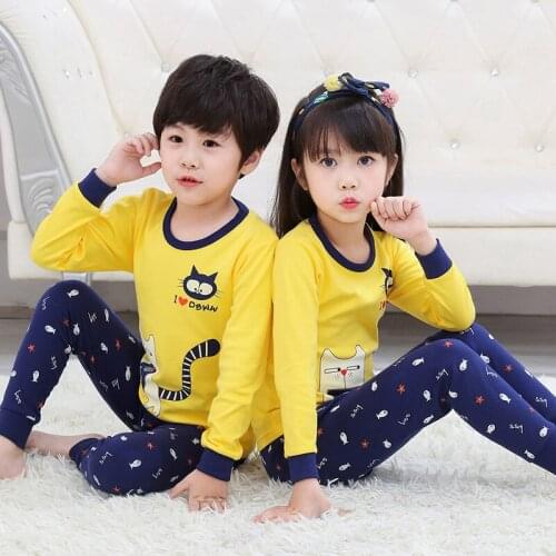Pyjamas Kids Cotton Toddler Cartoon Totoro Children Pajamas Sets For Baby Girls Boys Long sleeve Sleepwear Pyjama Enfant Garcon