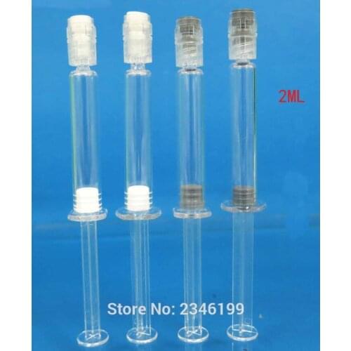 2ML 100pcs/lot PA Empty Cosmetic Eye Cream Water Tube, Cosmetic Skin Care Products Container, Essence Packaging Syringe/Tube