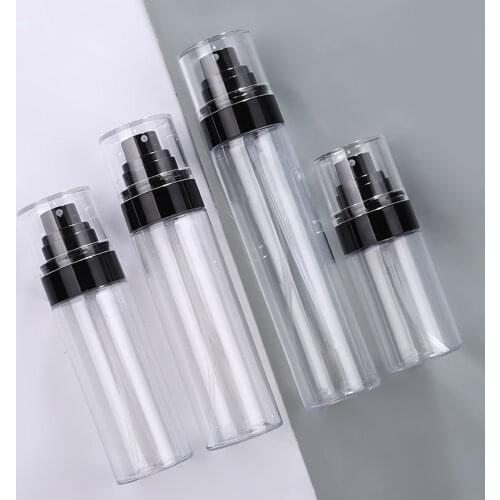 1 Pcs 50/80/100/120ml Transparent Pet Empty Spray Bottle Plastic Refillable Container Empty Cosmetic Containers