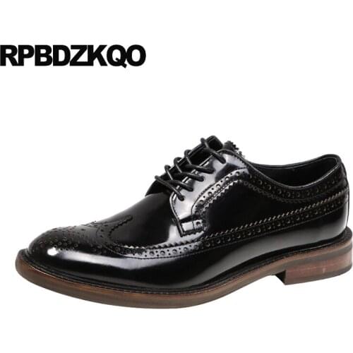 RPBDZKQO Men's Patent Leather Shoes