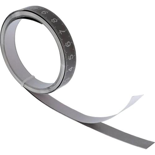 Self Adhesive Miter Saw Track Tape with Sufficient Durability and Ruggedness Measure Tool Backing Metric Steel Ruler Tape