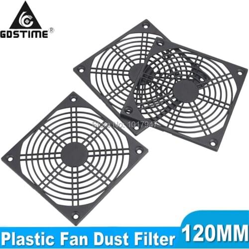 5 Pieces Gdstime 120mm Computer Mesh Dustproof Filter Fan Dust Cover for 120x120mm 12cm PC Case Cooler