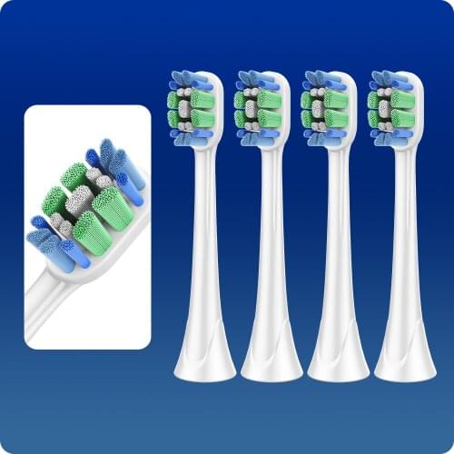 4pcs Replacement Toothbrush Heads for Philips Sonicare Toothbrush HX3/6/9 Series Gum Health Diamond Clean