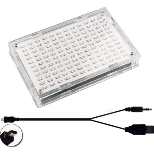 LED Colorful Music Spectrum Display Electronic DIY Training Welding Assembly Parts with Casing