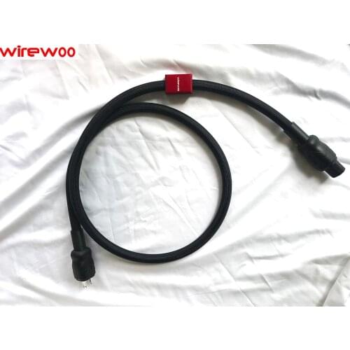Wirewoo RHODIUM power cable - core plated rhodium with cardas 3455R