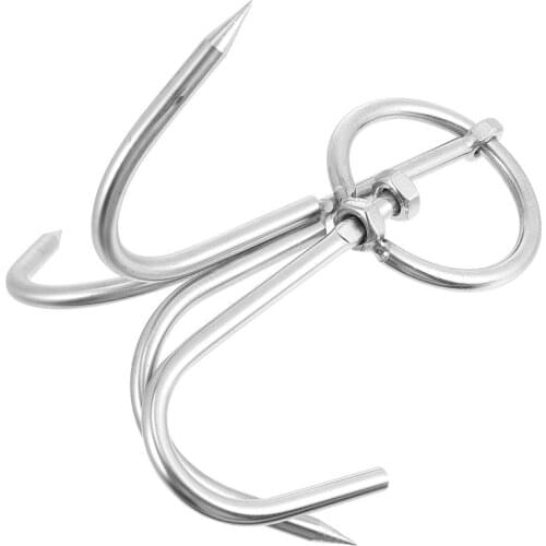 1 Pc Meat Hooks Stainless Steel BBQ Grill Hanger Pork Hook Kitchen Gadget