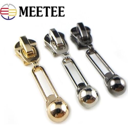 10/20pcs 5# Zipper Slider for Resin/Nylon/Metal Zips Jacket Coat Bag Zippers Head Repair Kit DIY Clothing Sewing Accessories