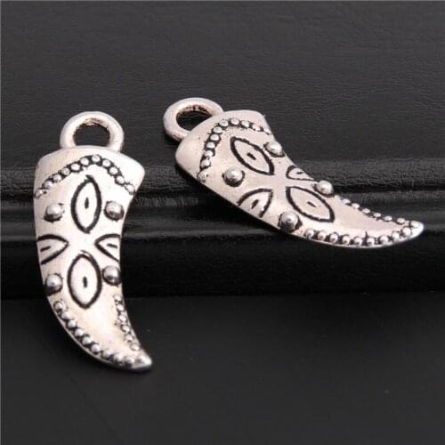 10pcs New Silver Color Pepper Jewelry Charms Pendants-DIY Findings Necklace Bracelet Metal Fashion Accessories A2872