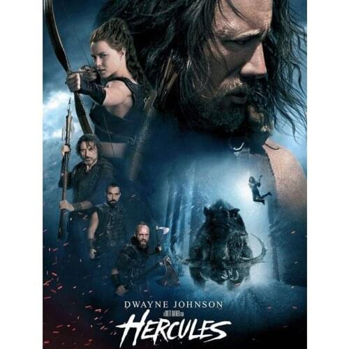 New 5D DIY Full Square/Round Diamond Painting Movie Poster Hercules 3D Embroidery Cross Stitch Mosaic Home Decor Gift YC4