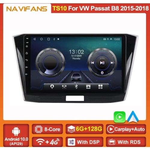 6G+128GB Android 11 Radio Stereo For VW Passat B8 Magotan 2015-2018 GPS Navigation Car DVD Player Multimedia Auto Head Unit WIFI