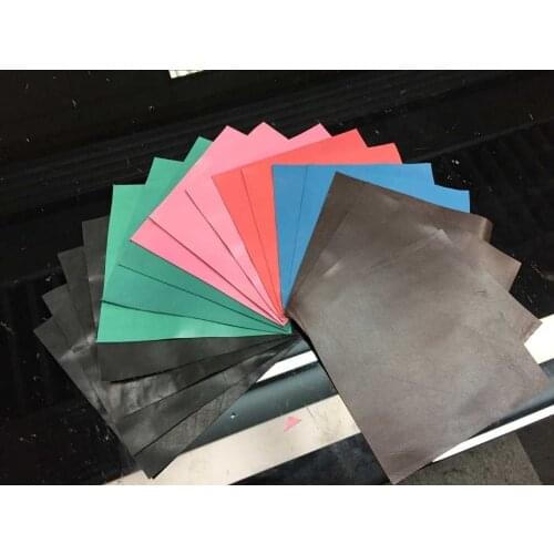DIY Genuine Skin Leather Fabric 10cm*10cm(4"*4") ,9pieces/lot,Color Randomly,Free Shipping