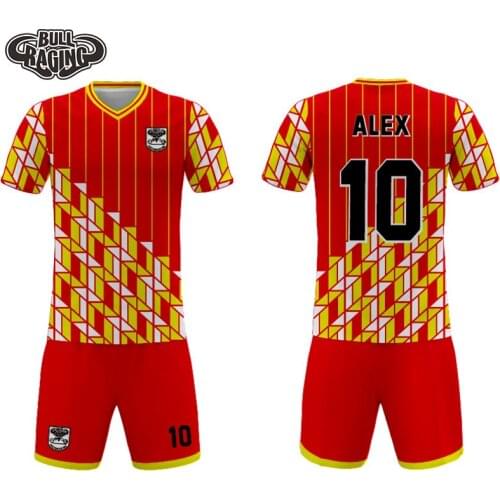 Make custom football uniforms soccer jersey uniform