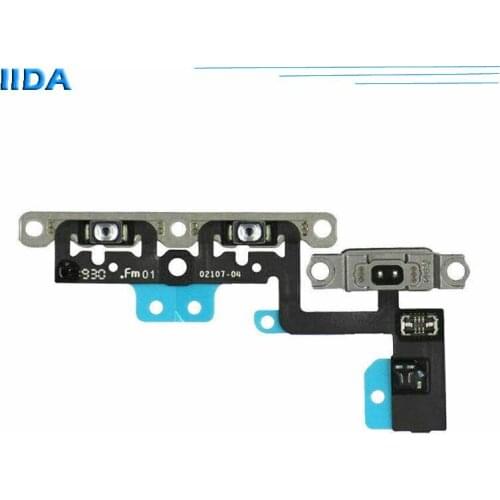 For Apple iPhone 11 Volume Mute Button Flex Cable Ribbon With Bracket Assembly