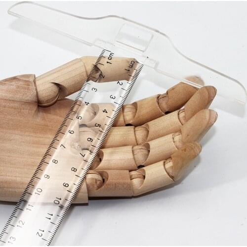 Hot Sale 30cm/12" Plastic T-Square Metric Ruler cm/inch Double Side Scale T Shaped Ruler Measuring Tool