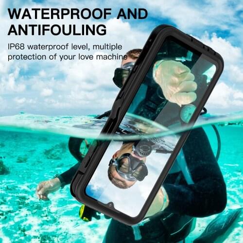 IP68 Waterproof Phone Case for Samsung Galaxy A12 5G Coque Heavy Duty Full Protection Shockproof Case Waterproof Cover