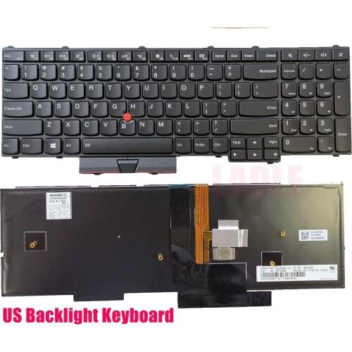 US Backlit keyboard for Lenovo ThinkPad P50(20EN/20EQ) P70(20ER/20ES) 00PA288/00PA370