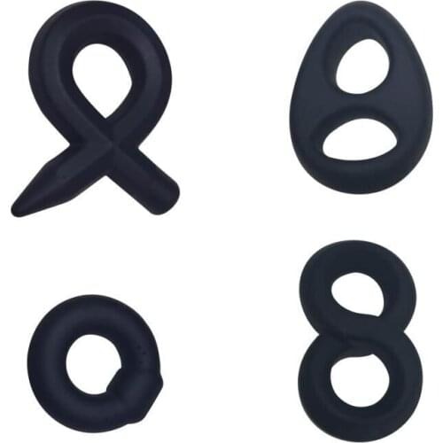 Mens cock ring ejaculation delay Sexual toys for adults 18 male toys in couple penis silicone wearable sleeve cockring goods