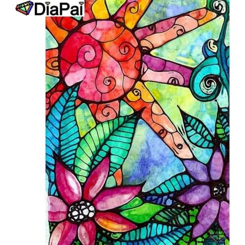DIAPAI 5D DIY Diamond Painting 100% Full Square/Round Drill "Colored flower" Diamond Embroidery Cross Stitch 3D Decor A22489