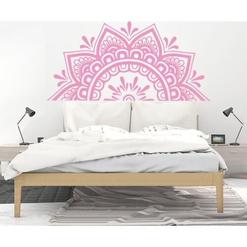 New Mandala Flower Wall Stickers Decor For Living Room Wallstickers Bedroom Decor Vinyl Decal Sticker Vinilos Decorativo