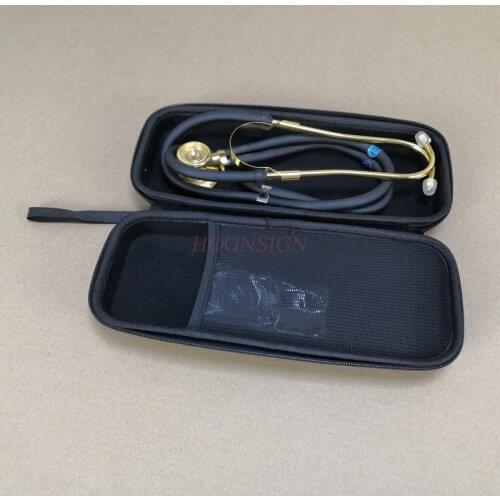 Stethoscope cardiology Portable storage box Golden Stethoscope double-sided stethoscope stethoscope pediatric double-sided