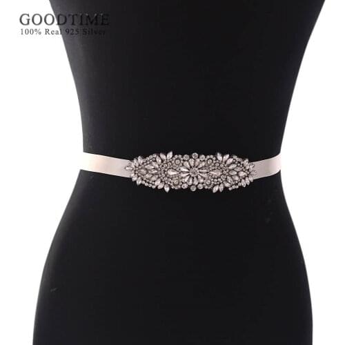 Luxury Crystal Belt For Bridal Wedding Belts Rhinestone Decorative Belt Wedding Dress Belt For Bridesmaid Women Party Dress Up