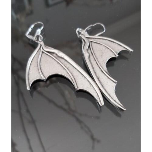 Bat Wing Earrings, Bat Earrings, Halloween Earrings, Vampire Earrings, Bat Lovers, Witches, Gothic Victorian Earrings