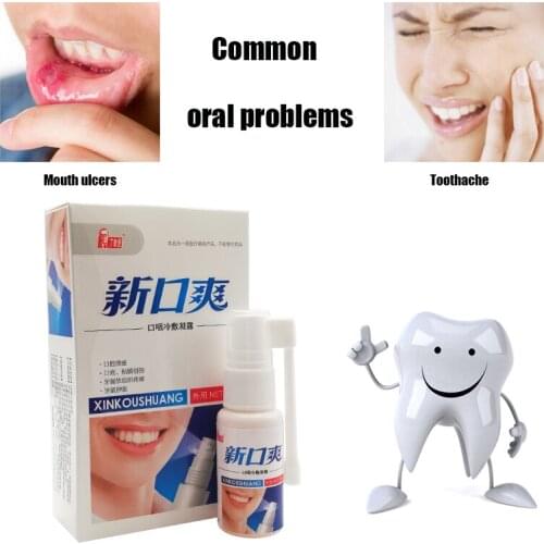 2PCS Breath Freshener Mouth Spray Oral Odor Treatment Spray Refresher Fresh Breath Toothache Bleeding Gums