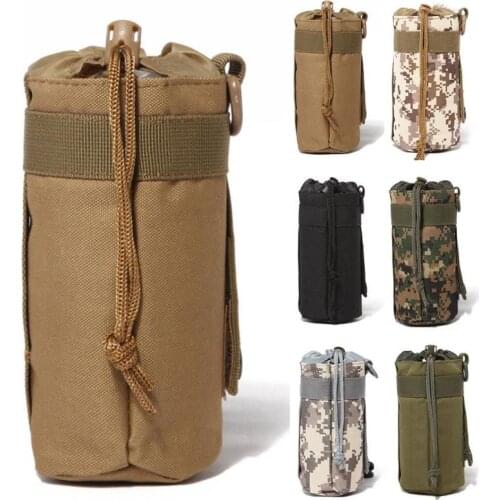 Water Bottle Pouch 1l Water Bags Outdoor Tactical Military Bag System Hydration Pouch Holder Water Backpack Bottle Molle Ke K5K3