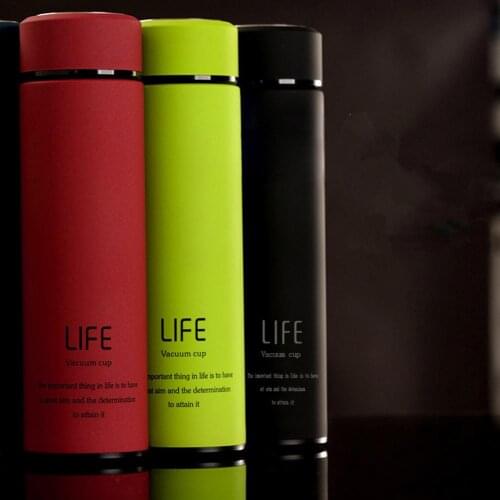 High Quality 450ML Home Thermos Tea Vacuum Flask With Filter Stainless Steel 304 Thermal Cup Coffee Mug Water Bottle Office Busi