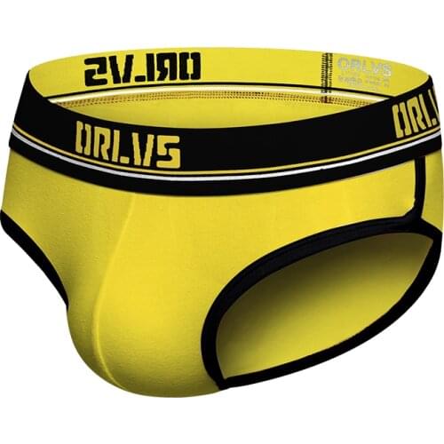 2020 ORLVS Brand Men Briefs Underwear Sexy Breathable Underpants Cotton Comfortable Mens Briefs Underwear Shorts OR199