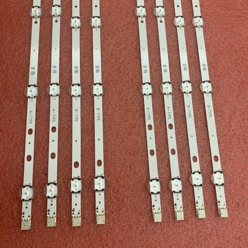 5set=20pcs LED bar for 43PUS6031 43HK6T74U 17DB43H TOSHIBA 43U6763DA 43U5766DB 43U6663DB VESTEL 43 DRT UHD A B VES430QNDL-2D-U11
